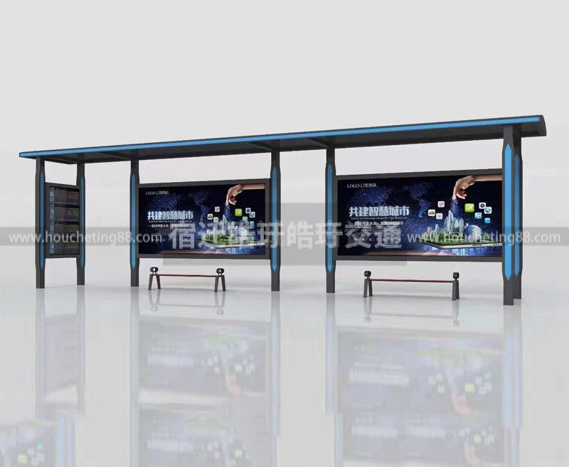 皓玗候車亭設(shè)計(jì)制作廠家，改善各地交通出行配圖二