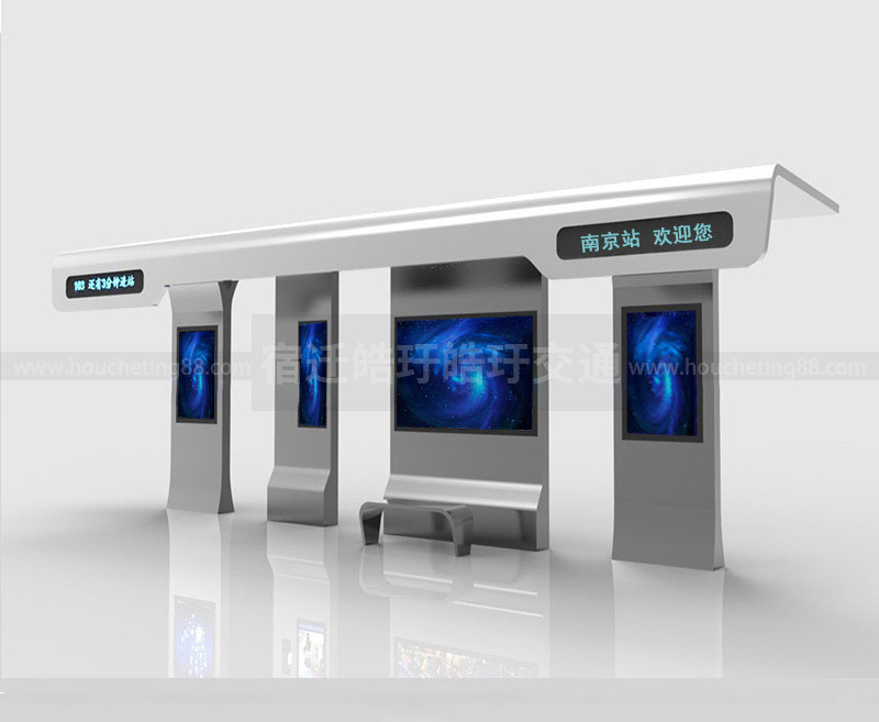 公交候車亭生產(chǎn)廠家應注重候車亭材質和制作工藝配圖二