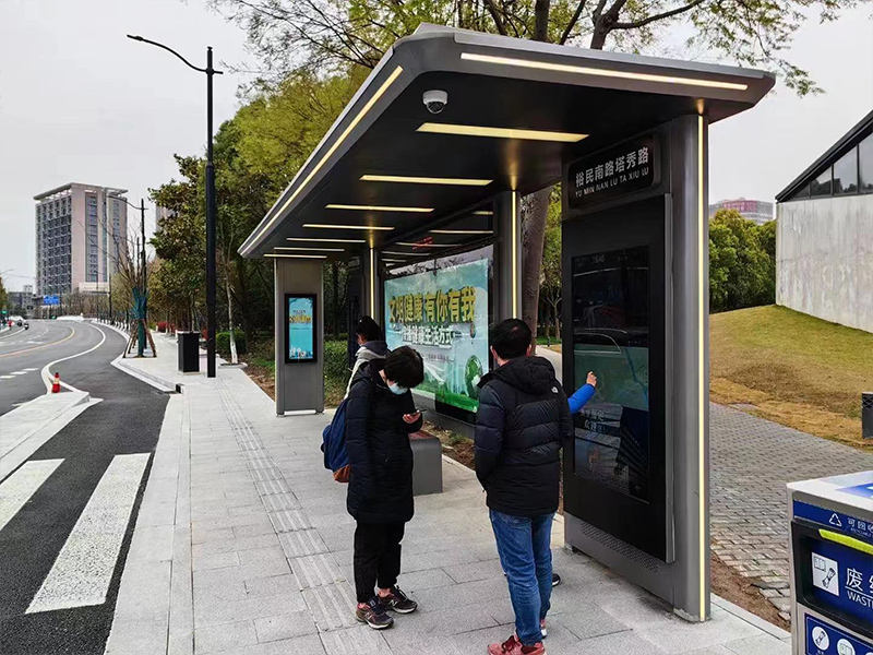 候車(chē)亭安裝效果案例